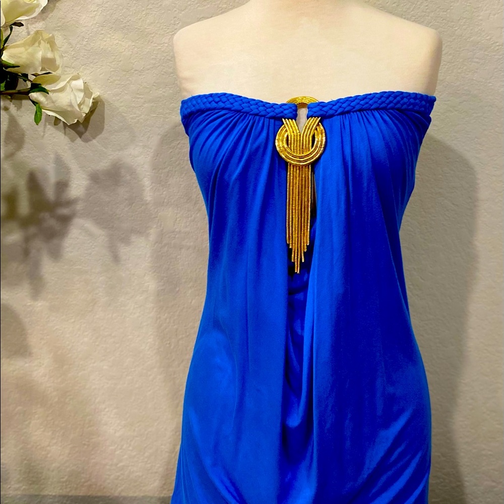 COPY - SKY NWT stunning blue halter top